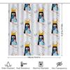 Anime Shower Curtain Japanese Otaku Decor Washable Bathroom Curtain Home Decor Backdrop Artistic Pattern Anime Gift