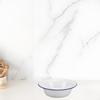 Vintage Enamel Basin Enamel Mixing Bowl for Kitchen Soup Serving Salad Food Prep Retro Dough Rice Washing Bowl