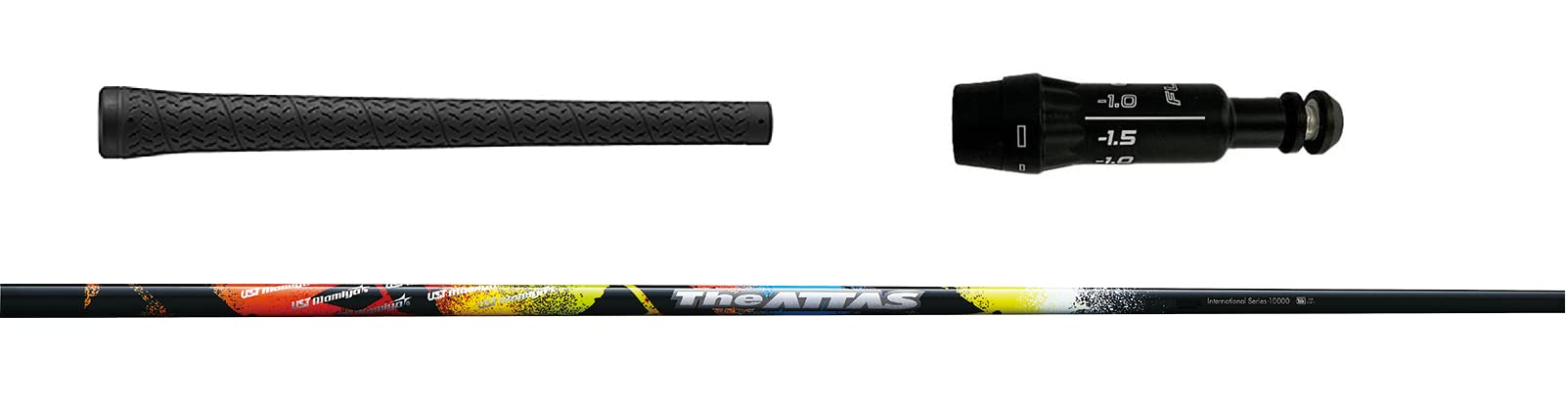 

PING G410 Driver Compatible Sleeve Shaft The ATTAS 4 S inch IOMIC G425-MAX, G425, 45.25 (with grip)