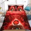Cool Anime N-Naruto Duvet Cover Set Home Style Bedding Soft Laundry Cotton Bed 3 Piece Set Student Dormitory Gift