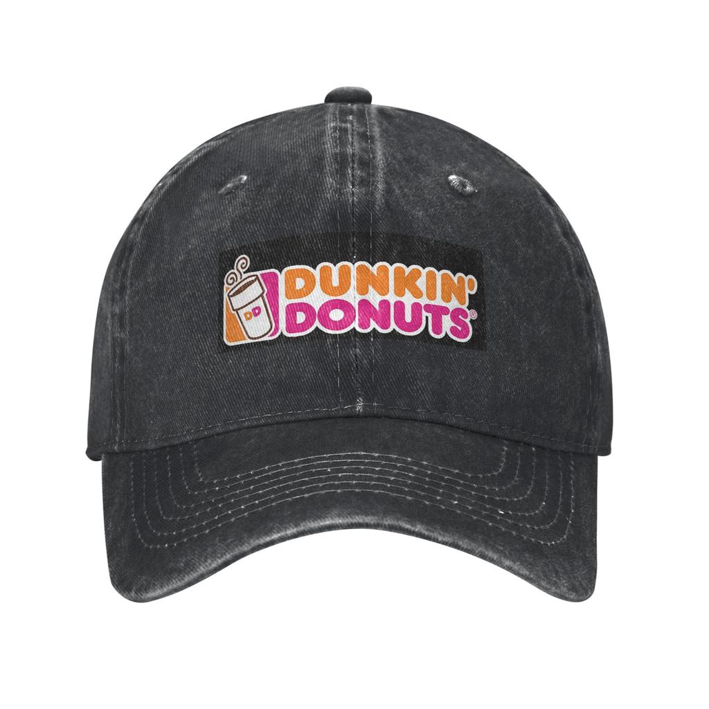 Dunkin Donuts  Denim Cap Casual Baseball Caps Adjustable Hat Summer Unisex Baseball Hats