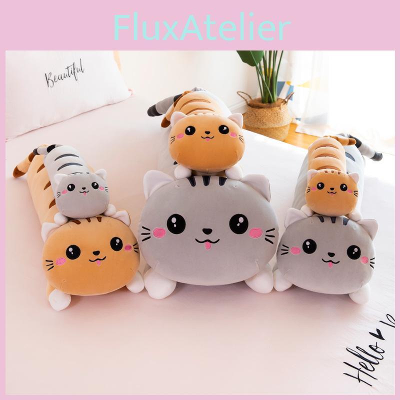 Long Cat Plush Toy Pillow Kids Birthday Gift Home Decor
