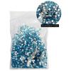 Blue Glass Nail Art Rhinestone Box Set - 12/6 Grids, Various Sizes, Flat-back Nail Decorations