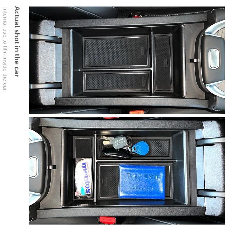 For Chery Ebro S700   Car Armrest Storage Box Central Control Lower Storage Box Car Stowing Tidying Accessories