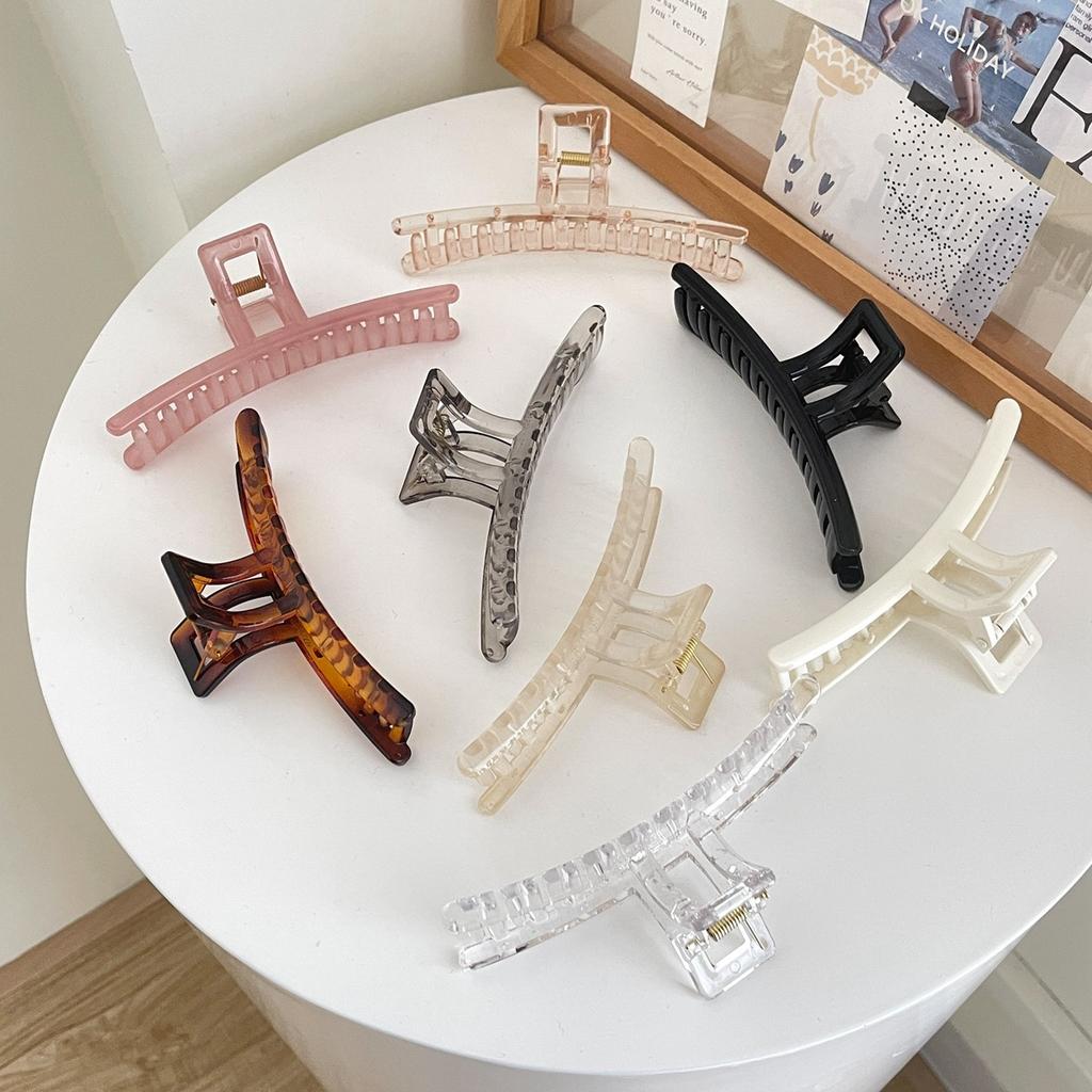 New Versatile Grab Clip Jelly Hair Grab Plate Hairpin Girls Women Headwear Hair Styling Tools Accessories