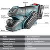 1200W Woodworking Tool Cordless Portable Electric Planer Brushless Electric Router Trimmer Wood Cutting Machine
