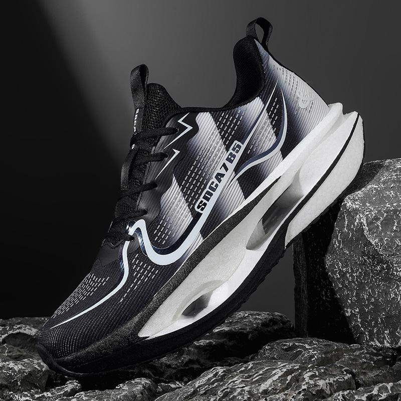 Men'S Sports Shoes Carbon Plate Running Shoes Male Marathon Sneakers Racing Shock-Absorbing Athletics Training Shoes For Women