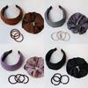 Retro Soft Fabric Headband for Women, Fashionable Solid Color, Versatile Hair Accessory for Outings