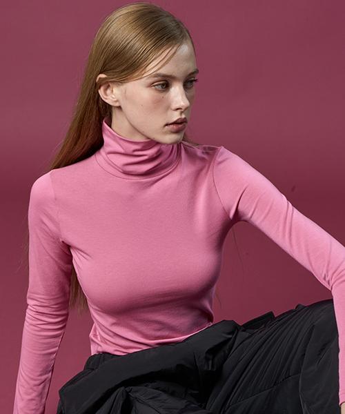 KOLEAT [6 Colors] Thick Modal Skin-Fit Knit Turtleneck Long Sleeve Innerwear