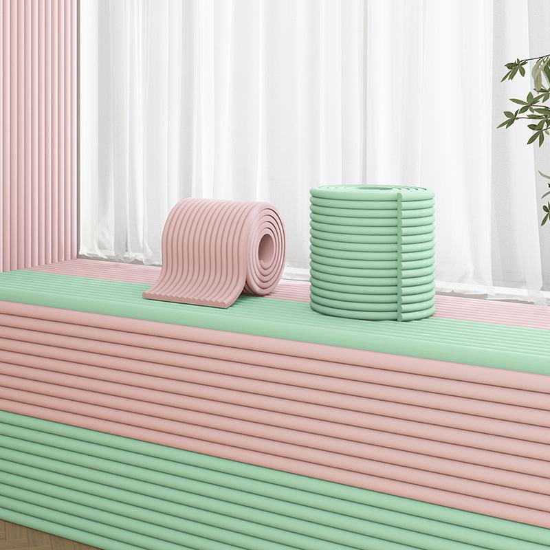 Anti-Collision Strip Baby Thickened Corner Edge Window Sill Bedside Anti-Collision Soft Head Sponge Foam Corner Wall Sticker