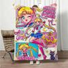 Summer Sailor Moon Chibiusa Flannel Blanket Cute Anime Print Throw Blanket Soft Warm Bed Sofa Blanket Gift for Anime Fans