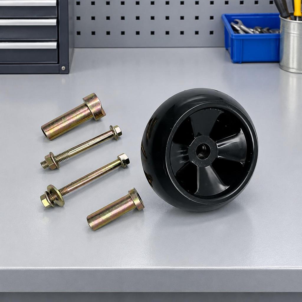 Grass Trimmer Parts Replacement Mowers Deck Wheel HighStrength for Outdoor Use
