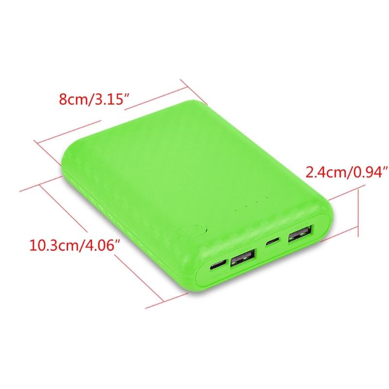 DIY 4x18650 Battery Case Charger Outer Plastic Shells Power Bank Shells Portable External Boxes Without Batteries