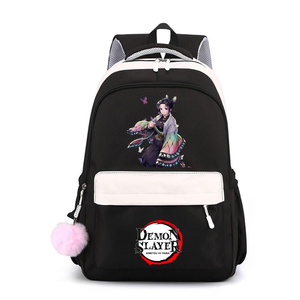 Anime Demon Slayer Printed Large Capacity Waterproof Backpack for Teenger Student Schoolbag Bookbag Gift Travel Bag