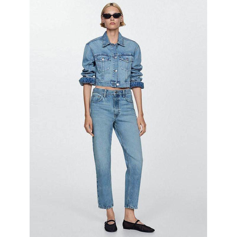 Export USA Off for 2 Pieces Accessible Luxury Big Brand N's Cropped Autumn Dark Blue Trousers Closed Radish Slimming Jeans