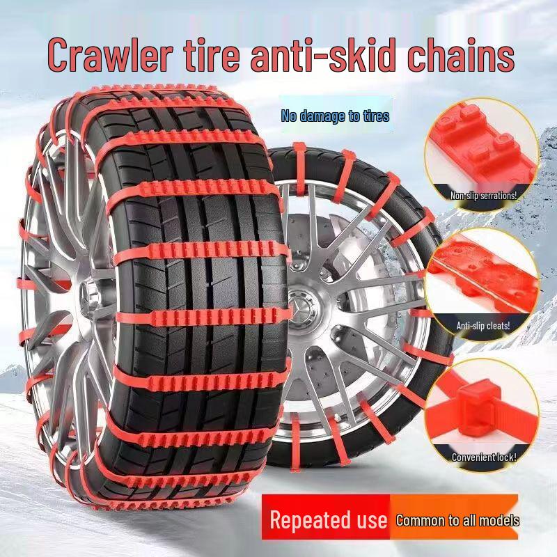 Łańcuchy przeciwpoślizgowe na opony terenowe na śnieg i błoto
