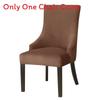 Stretch Velvet Wingback Chair Cover High Back Sloping Arm Dining Chairs Cover