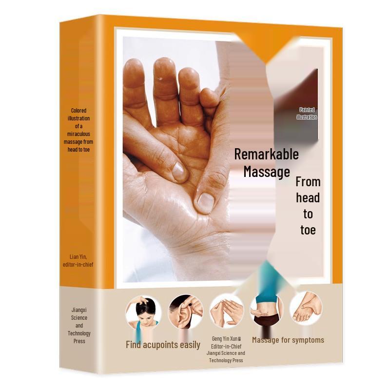 Illustrated Guide: Complete Head-to-Toe Massage - Head, Eyes, Feet, Legs, Back, Face