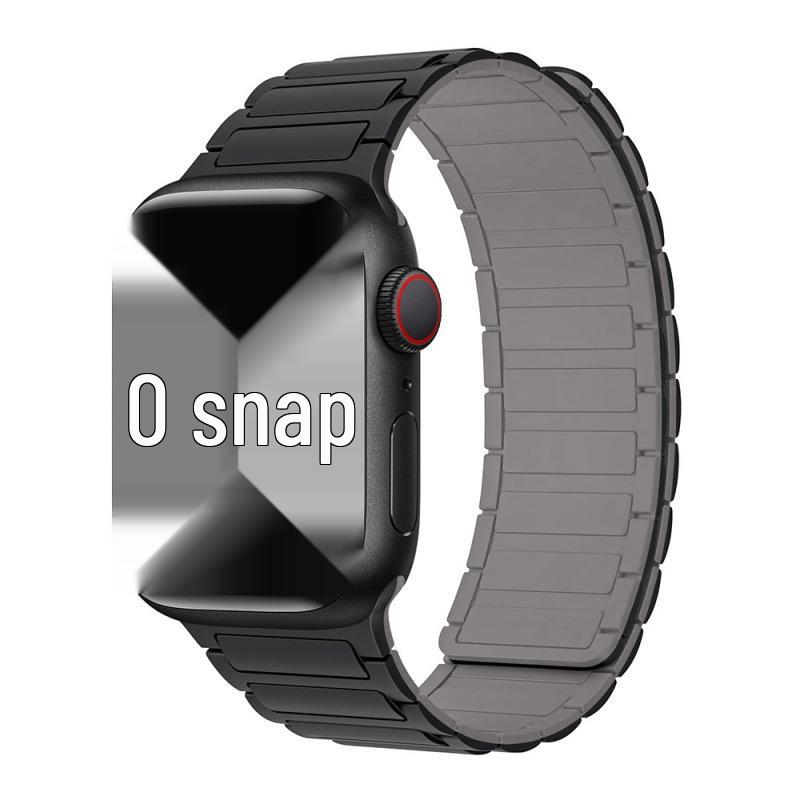 Zhang Jingyi Magnetisches Silikonarmband für Apple Watch S9/8/iWatch10 Ultra