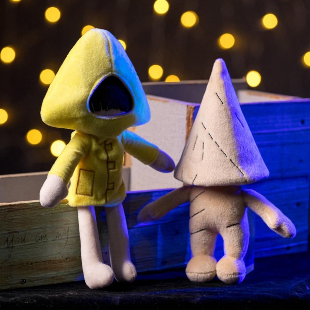 Cute Lifelike Little Nightmares 2 Plush Toy Six Figure Collection Cartoon Figure Adventure Game Gift Toys For Kids Game Fans