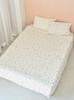 Terrazzo Pattern Antibacterial Box Sheet PSGG252823OWHTSD [sleep] Cool-to-the-Touch (Semi-Double)