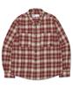 Nomaenyueol Flannel Check Shirt Jacket - Burgundy