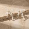 Pearl Tassel Bow Dangle Earrings - Sweet, Versatile Luxury