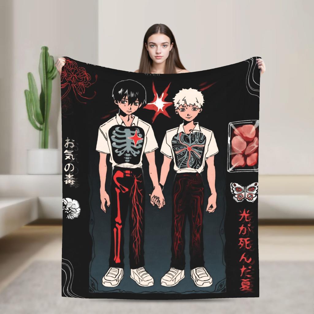 The Summer Hikaru Died Mange Blanket Quality Super Soft  Bedding Throws Winter Travel Office Couch Chair Fashion Bedspread