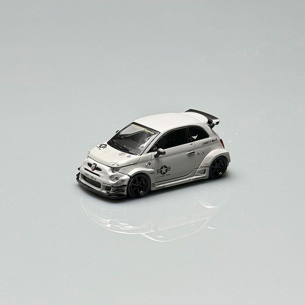Mgt 1/64 Lb-Works X Abas Works Abarth 595 Legering Diecast Model Auto Collectie Speelgoed Station Voertuig Cadeau(Zonder verpakking)