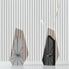 Modern Design Desk Clock Living Room Decoration Dried Flower Ornament Home TV Cabinet Accessories Creative Art Table Clock