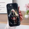 Templar Knights Mobile Phone Case for iPhone 17 16 15 14 13 12 11 Air Pro Max Plus Thicken TPU Colorful Cover Luxury Cover