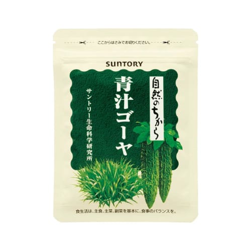 Suntory Aojiru Bitter Melon Barley Grass Fructooligosaccharide Dietary Fiber Supplement (150 Capsules, Approximately 30-Day Supply)