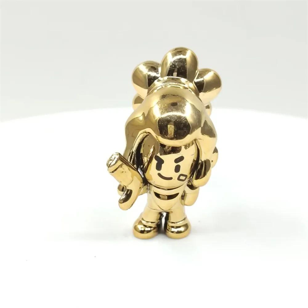 1pcs Original Supercell Heros Leon Crow Spike Collectible Figures Series 1 License Ultra Rare Gold Silver Collection Toy Gifts