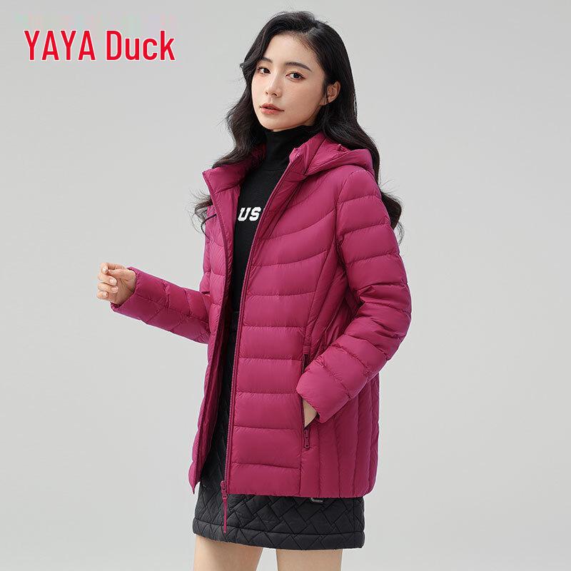 Yaya Women s Hooded Lightweight Down Jacket M