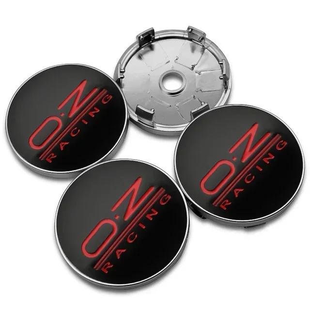 

4PCS/Lot 2 COLORS OZ Racing Car Wheel Center Hub Caps Car Emblem Badge Logo Wheel Center Cap Label Car Styling Accessories