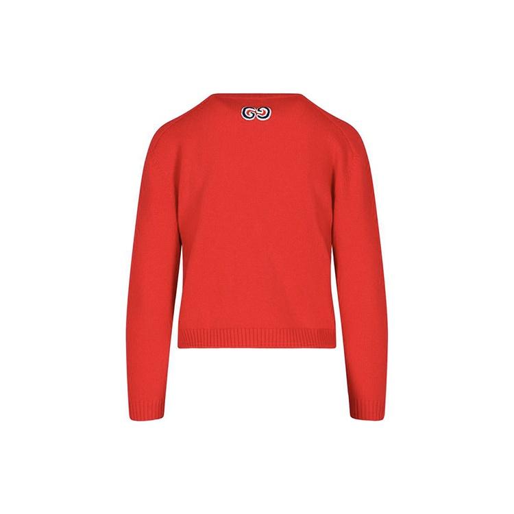 (WMNS) Gucci Knitted Wool Jumper 'Red' Women's 609656-XKAP0-6509