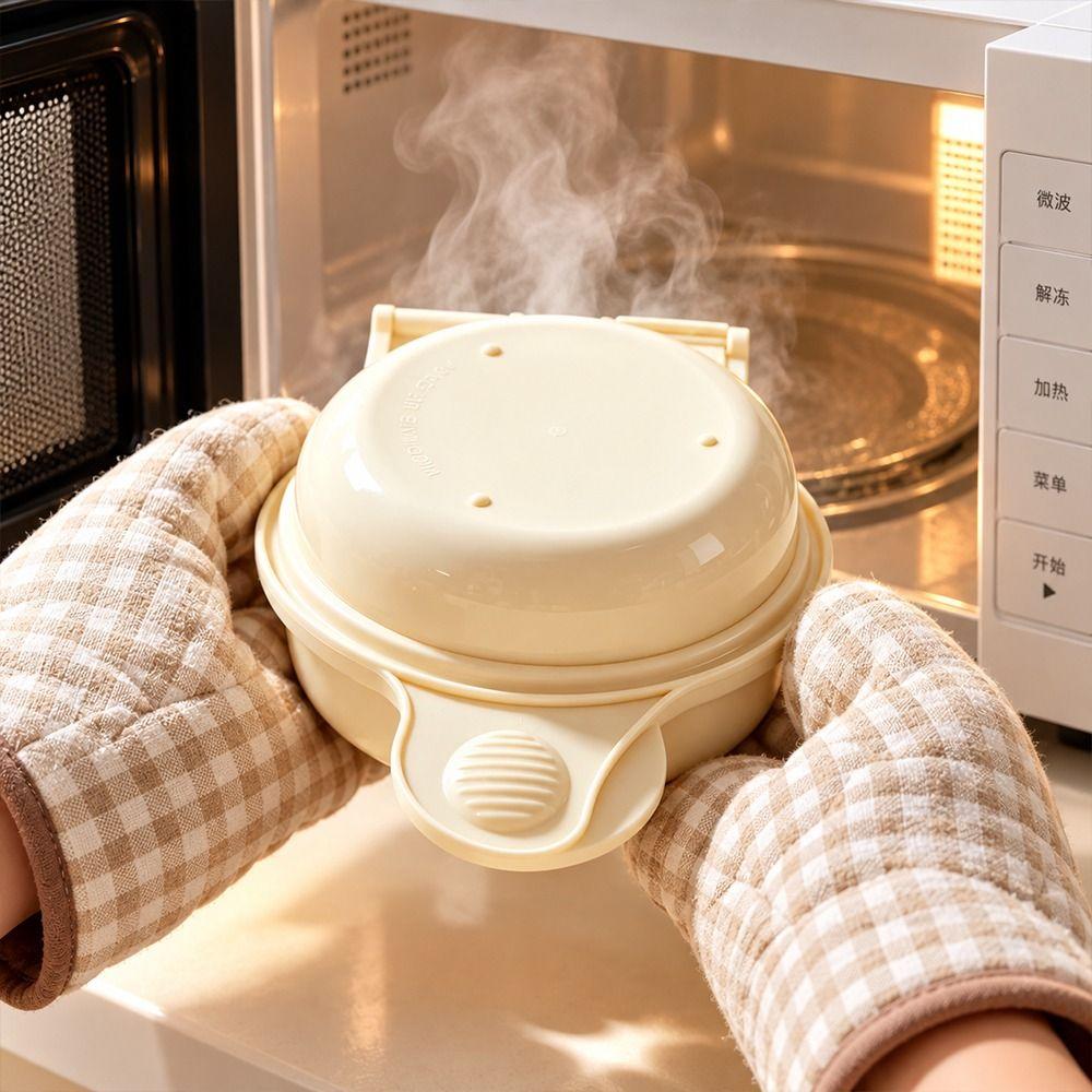 Food Grades Plastic Egg Steamer Non-Stick Steamed Egg Box Portable Egg Fryer  Kitchen Gadgets