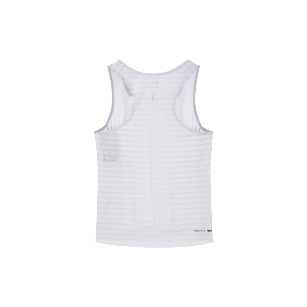 Nike Breathable Reflective Mesh Sleeveless Running Vest Women tops White DR5850-100