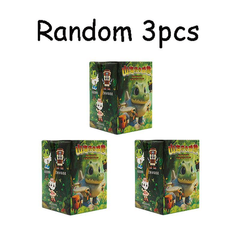 Italian Brainrot Tung Tung Sahur Figures Doll Tralalero Tralala Bombardino Crocodilo Shimpanzini Bananini Model Toy Blind Box