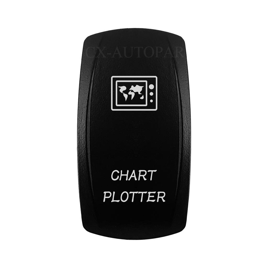 Laser-Engravable Rocker Switch Cap (No Body) - Switch Actuator Cover Replacement for 12V 24V Car Boat ATV Carling ARB Narva