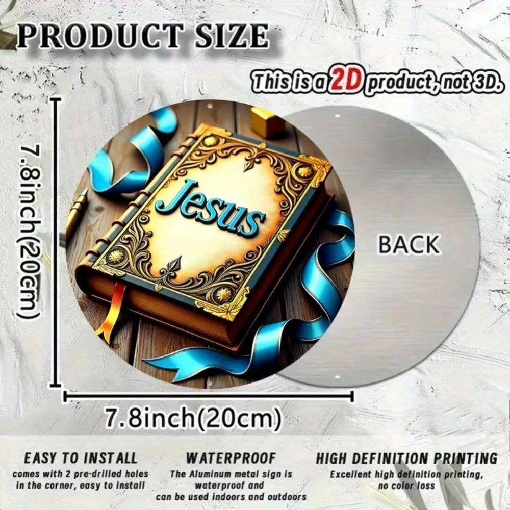 Metal Wall Art Islamic Jesus Tin Posters Home Decoration Signs