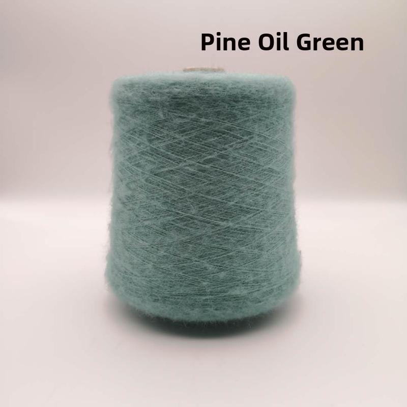 Wool Angora Yarn 3-Ply Long Velvet Wool Sweater Knitting Yarn Hand Crochet Fine Merino Wool Content 33% for Clothing Acco...