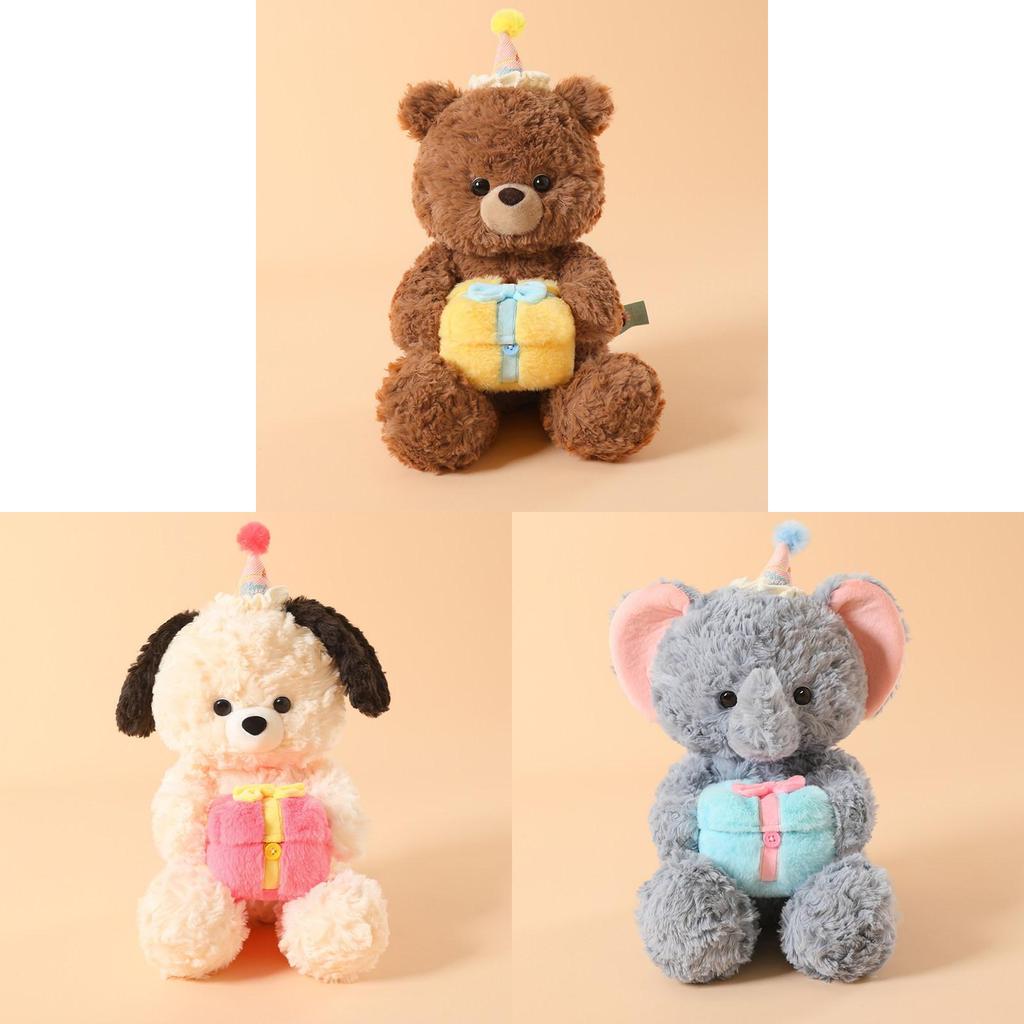 Plush Bear Gift Box Series Cute Animal Plush Toy For Valentines Day And Birthday Gifts For Women And Men