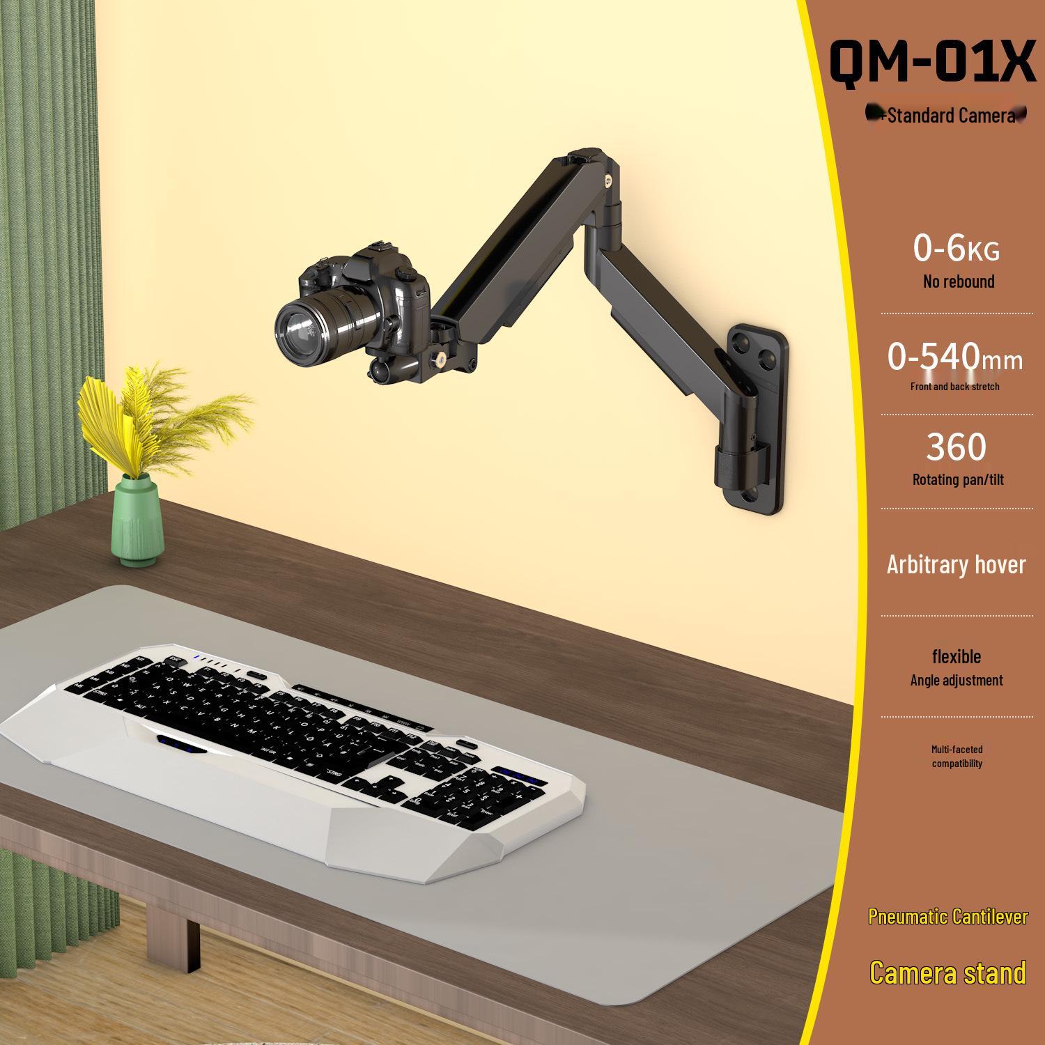 iPad Magnetic Suspension Desktop Stand with 360° Rotation & Adjustable Tilt/Height