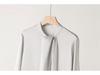 2025 Spring Women's Long Sleeve Mulberry Silk Shirt with Ribbon - Commuter Style, Slim Fit, Solid Color