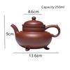 Chinese Creative Yixing Purple Clay Teapot Household Handmade Tea Pot Beauty Tea Infuser Kettle Zisha Tea Set Collection 130ml