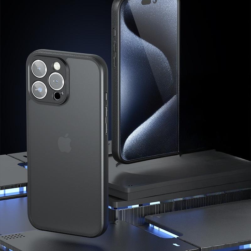 Matte Touch Protective Case for IPhone17 ProMax and Full Lens Drop Case for IPhone 16