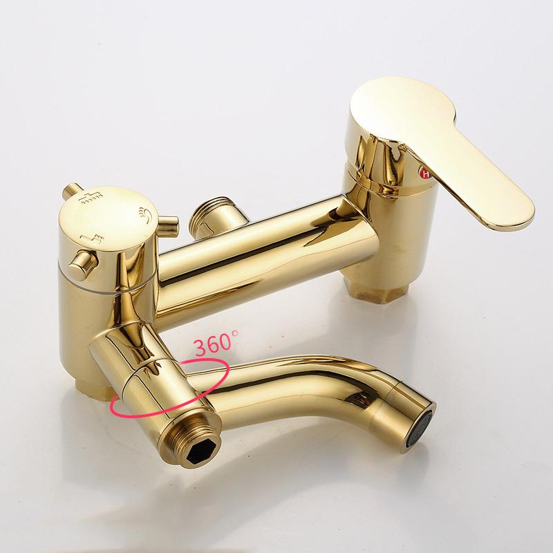 Bathroom Shower Faucet Bathtub Faucet Mixer Tap With Hand Shower Head Gold Shower Faucet Set Wall Mounted Black White