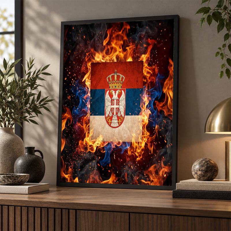 Serbia Teemandimaali Komplekt 5D Täispuuriga DIY Teemantmosaiik Seinakunst Kodu Kaunistus