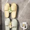 Wall-mounted Slipper Rack Bedroom Storage Hook Bathroom Hanging Rack Self-adhesive Bathroom Drainage Rack Bathroom Accessories